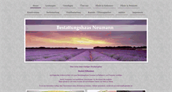 Desktop Screenshot of bestattungshaus-neumann.de